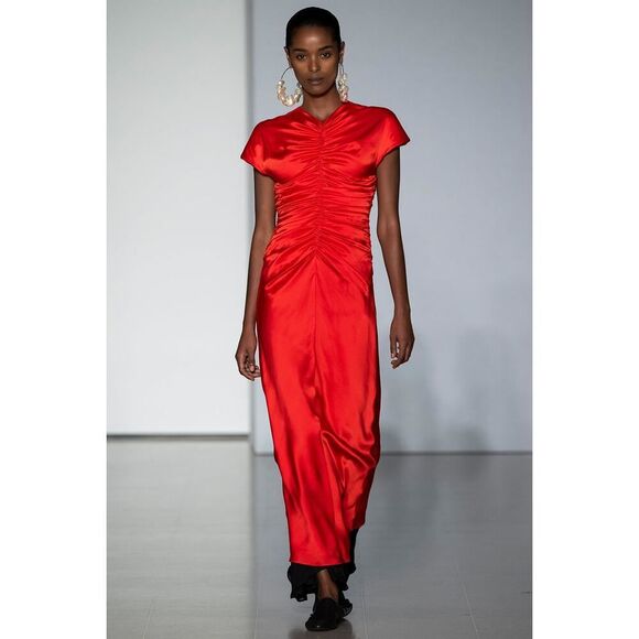 TOVE silk Aubree Dress Vivid Red FR38/UK10/US6 - Picture 1 of 11